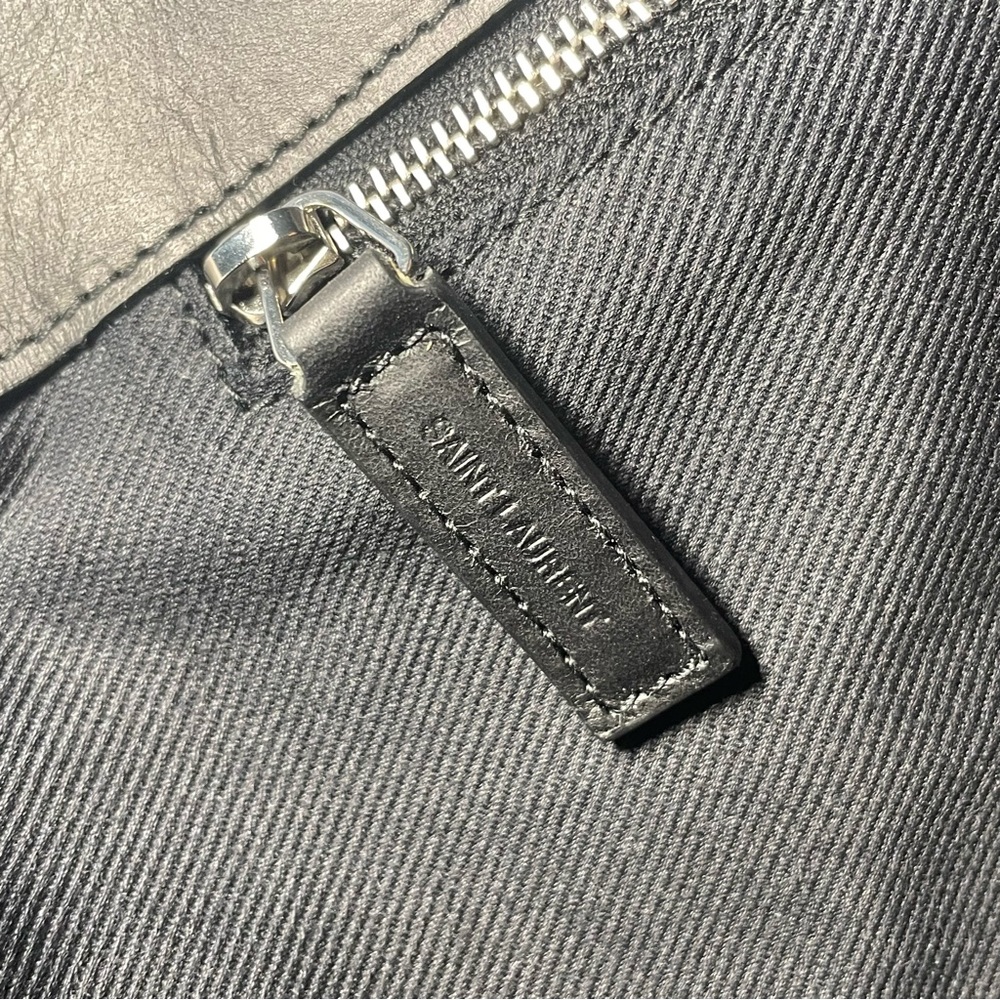 Saint Laurent East West Woven Raffia Tote - Picture 7 of 8
